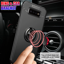 Load image into Gallery viewer, Galaxy S10 Metallic Finger Ring Holder Matte Case
