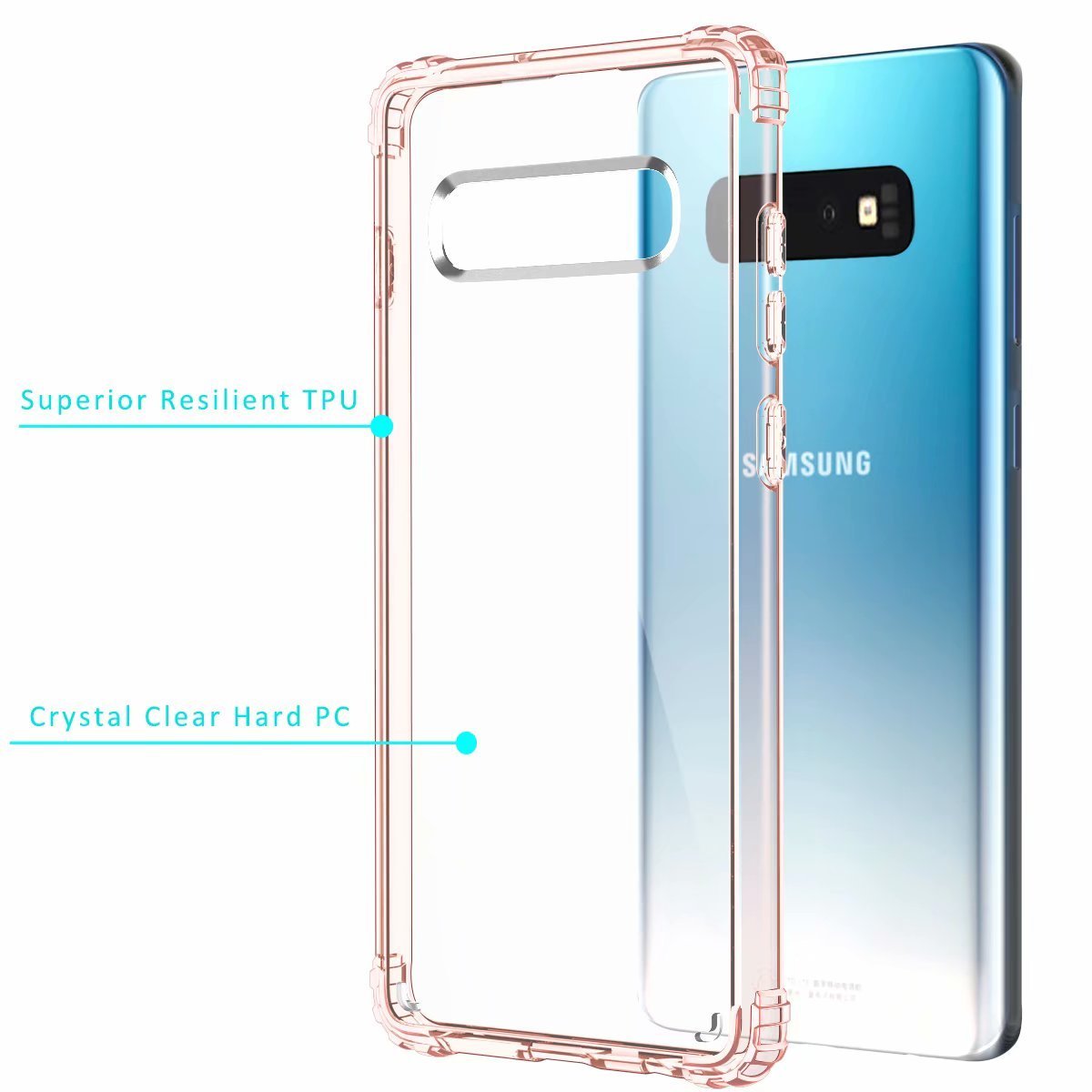 King Kong ® Galaxy S10 Plus Anti-Knock TPU Transparent Case