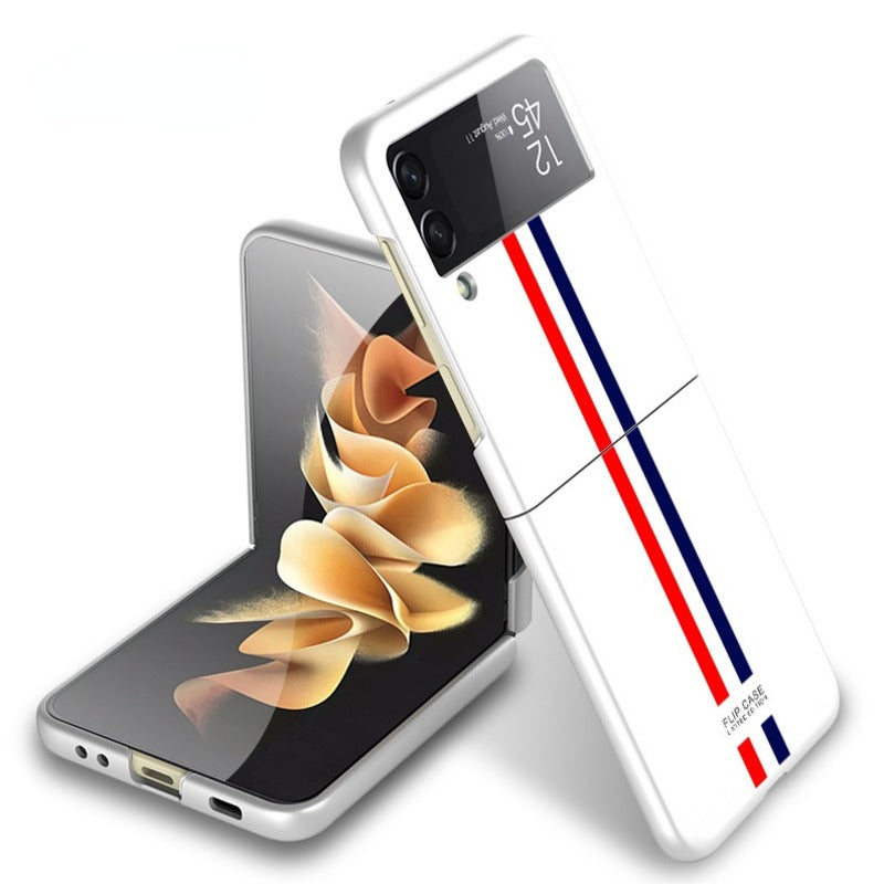 Galaxy Z Fold2 Luxury Colored Strap Glass Case