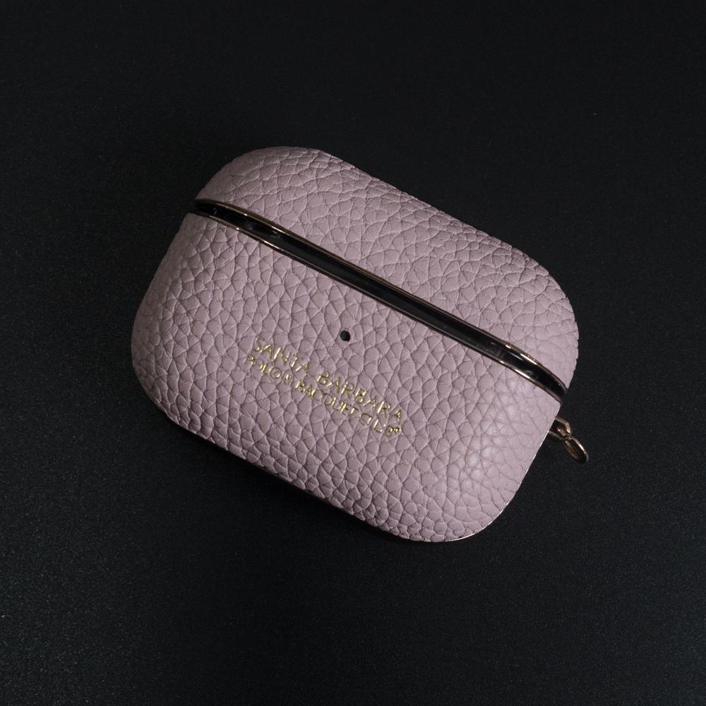 Santa Barbara AirPods Pro Leather Plating Protective Case
