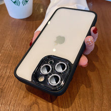 Load image into Gallery viewer, iPhone 13 Pro Max - Diamond Camera Lens Clear Bumper Case
