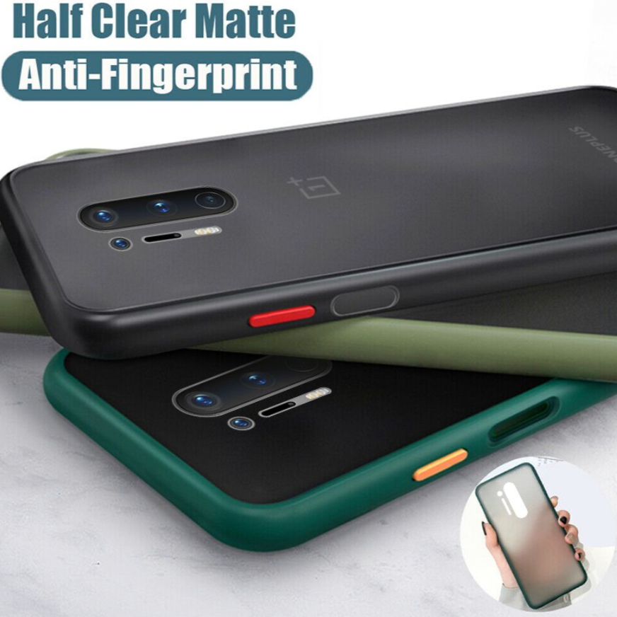 OnePlus 8/8 Pro Matte Silicone Shockproof Armor Case