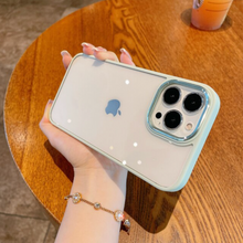 Load image into Gallery viewer, Transparent Acrylic Metal Lens Camera Case
