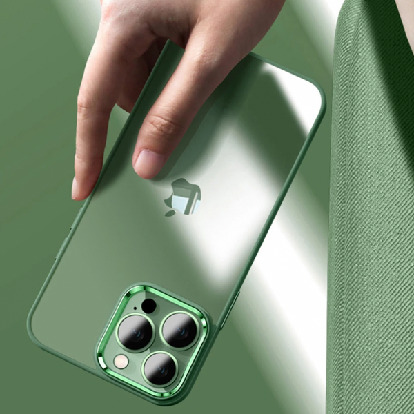 Transparent Acrylic Metal Lens Camera Case