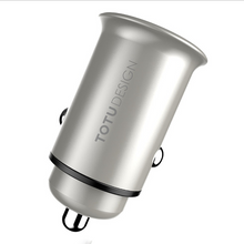 Load image into Gallery viewer, TOTU Design Smart Mini Dual USB Ports Fast Car Charger
