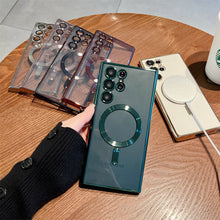 Load image into Gallery viewer, Galaxy S22 Ultra Classic Plating Soft Edge MagSafe Back Case
