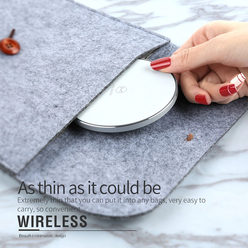 Mcdodo ® LED Indicator Wireless Charger (White)