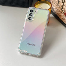 Load image into Gallery viewer, Galaxy S21 Gradient Aurora Clear Case
