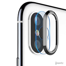 Load image into Gallery viewer, TOTU ® iPhone X Camera Lens Glass Protector and Ring
