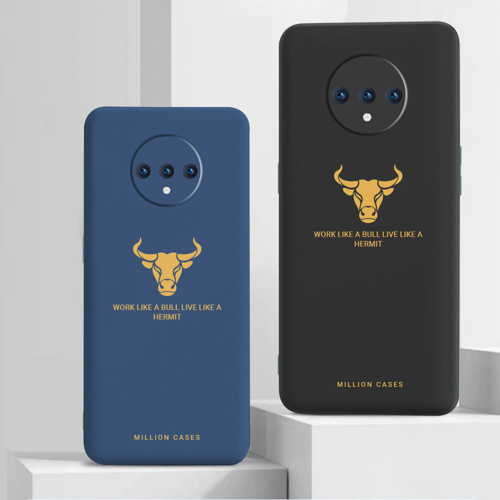 OnePlus 7T Soft Silicone Bull Case