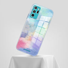 Load image into Gallery viewer, Galaxy Note 20 Ultra Watercolor Splatter Glass Back Case
