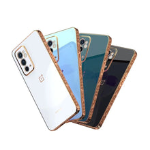 Load image into Gallery viewer, OnePlus Series Embossed TPU Gold Edge Design Case
