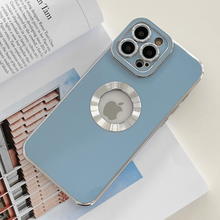 Load image into Gallery viewer, iPhone - Classic Plating Logo Cut Camera Protection Case
