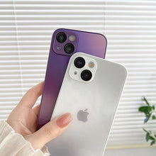 Load image into Gallery viewer, iPhone 13 Series Frosted Glass Back Case
