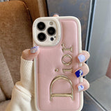Luxury Dior Print Puffer Case - iPhone