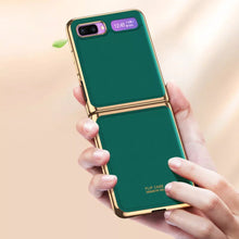 Load image into Gallery viewer, Galaxy Z Flip Business Leather Pattern Case
