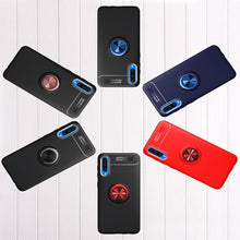 Load image into Gallery viewer, Galaxy A50s Metallic Finger Ring Holder Matte Case
