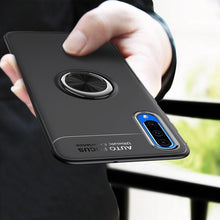 Load image into Gallery viewer, Galaxy A50s Metallic Finger Ring Holder Matte Case
