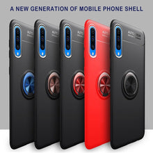 Load image into Gallery viewer, Galaxy A50s Metallic Finger Ring Holder Matte Case
