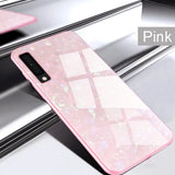 Galaxy A50s Dream Shell Series Textured Marble Case