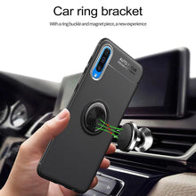 Load image into Gallery viewer, Galaxy A50s Metallic Finger Ring Holder Matte Case

