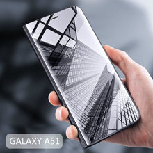 Load image into Gallery viewer, Galaxy A51 Mirror Clear View Flip Case [Non Sensor Working]
