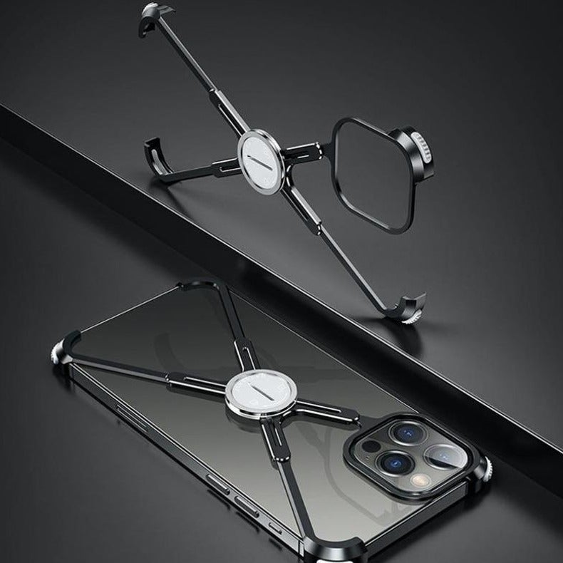 R-Just Aluminium Carbon Fiber Case - iPhone