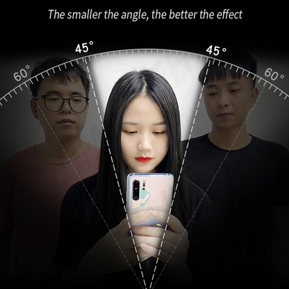 iPhone - Anti Spy Privacy Tempered Glass with Camera Lens Protector