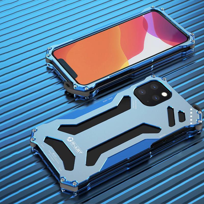 R-Just Aluminium Carbon Fiber Case - iPhone