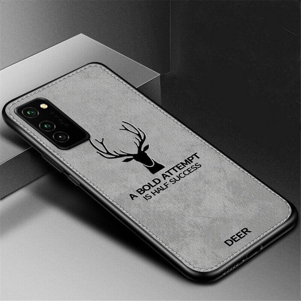 Galaxy S20 (3 in 1 Combo) Deer Case + Tempered Glass + Earphones