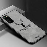 Galaxy S20 Deer Pattern Inspirational Soft Case (3-in-1 Combo)