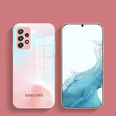 Galaxy A33 Colorful Wave Glass Phone Case
