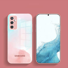 Galaxy M52 Colorful Wave Glass Phone Case