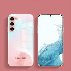 Galaxy S22 Plus Colorful Wave Glass Phone Case