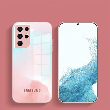 Galaxy S22 Series Colorful Wave Glass Phone Case
