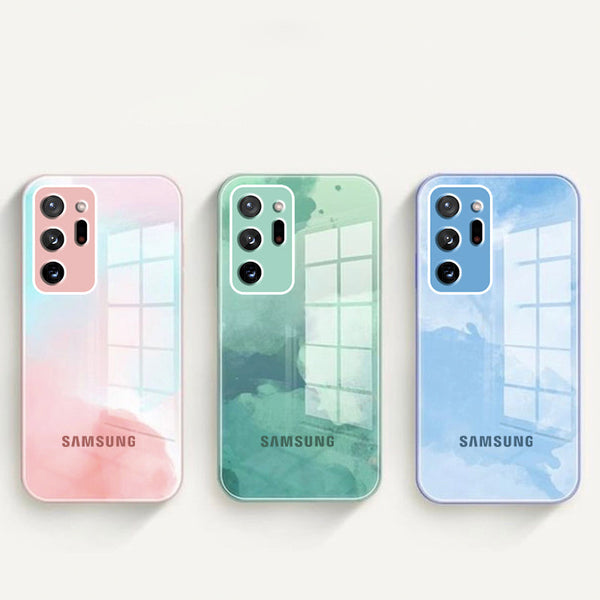 Galaxy Note 20 Ultra Colorful Wave Glass Phone Case
