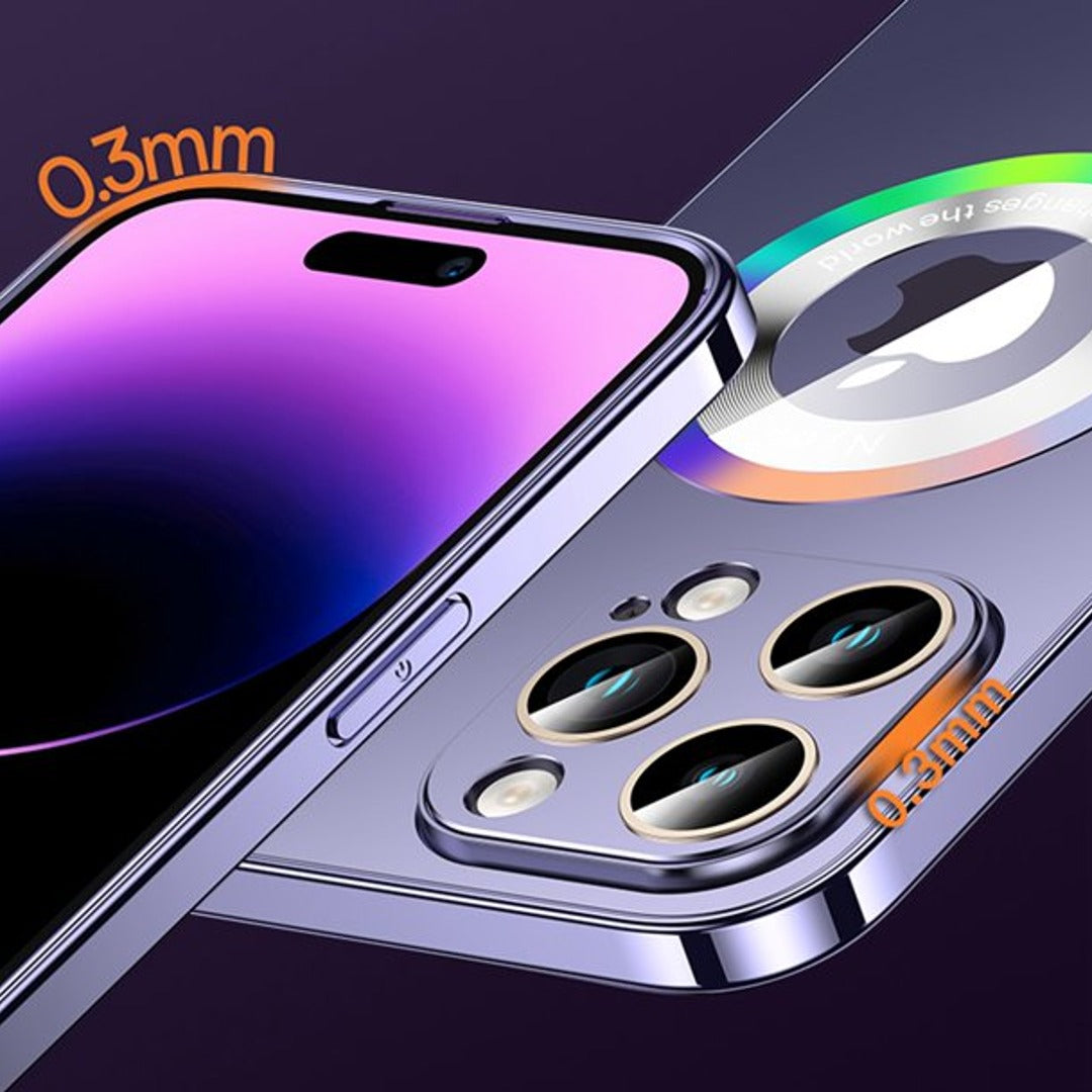 iPhone 14 Pro Max Colorful Logo Magnetic Protective Case