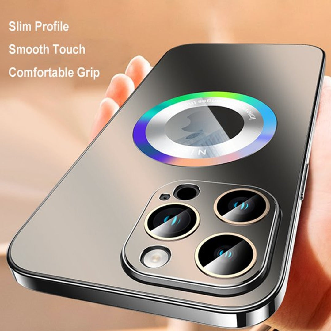 iPhone 14 Pro Max Colorful Logo Magnetic Protective Case