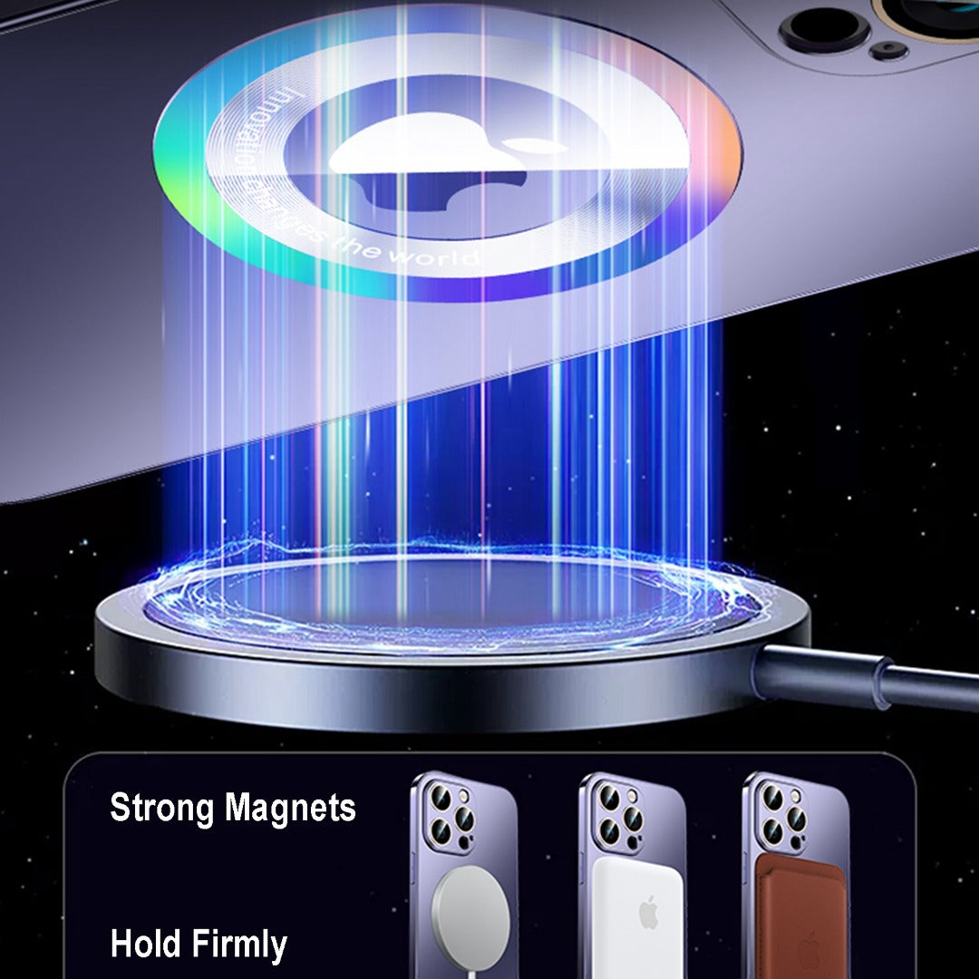 iPhone 14 Pro Max Colorful Logo Magnetic Protective Case