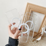 iPhone 14 Anti-Knock TPU Transparent MagSafe Case