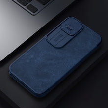 Load image into Gallery viewer, iPhone 13 Pro Max Camera Protection Leather Flip Case
