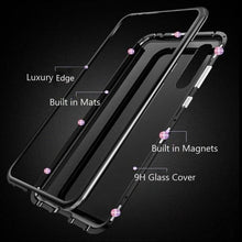Load image into Gallery viewer, Galaxy M40 Electronic Auto-Fit Magnetic Transparent Glass Case
