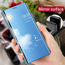 Load image into Gallery viewer, Galaxy S20 Ultra Mirror Clear View Flip Case [Non Sensor Working]
