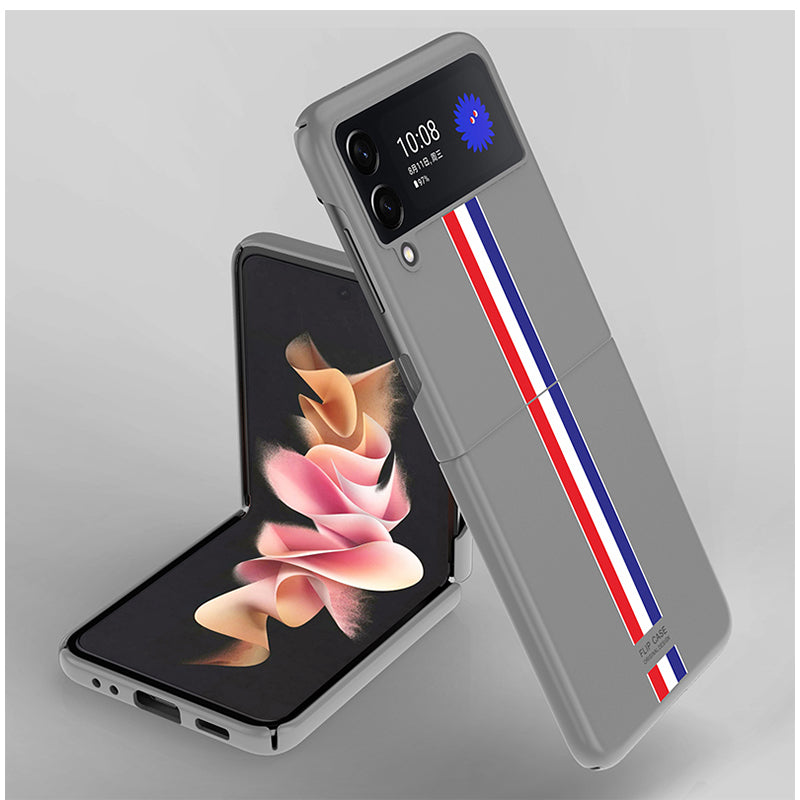 Galaxy Z Fold2 Luxury Colored Strap Glass Case