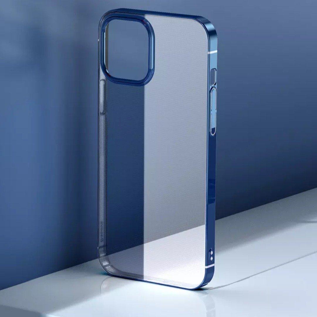 iPhone 13 Series Transparent Glitter Edge Bumper Case