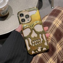 Load image into Gallery viewer, iPhone 14 Pro Hollow Skull Design Case

