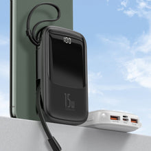 Load image into Gallery viewer, QPow Digital Display 10000mAh Powerbank - Type C Cable
