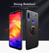 Load image into Gallery viewer, Galaxy M20 Metallic Finger Ring Holder Matte Case
