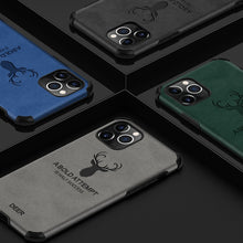 Load image into Gallery viewer, iPhone 11 Series Shockproof Deer Leather Texture Case
