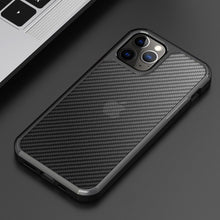Load image into Gallery viewer, iPhone 12 Opaque Matte Carbon Fiber TPU Armor Case
